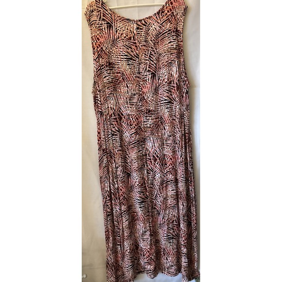 Tropical Multicolor Tank Top Maxi Dress - Women's Size XL Tags Removed - Picture 4 of 6